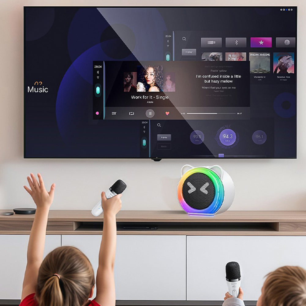Bluetooth reproduktor Yesido YSW36 Kids, 5W, Karaoke, Bílá