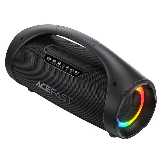 Přenosný Bluetooth reproduktor Acefast K11 Pro, 102W, RGB, TWS, vodotěsný, černý