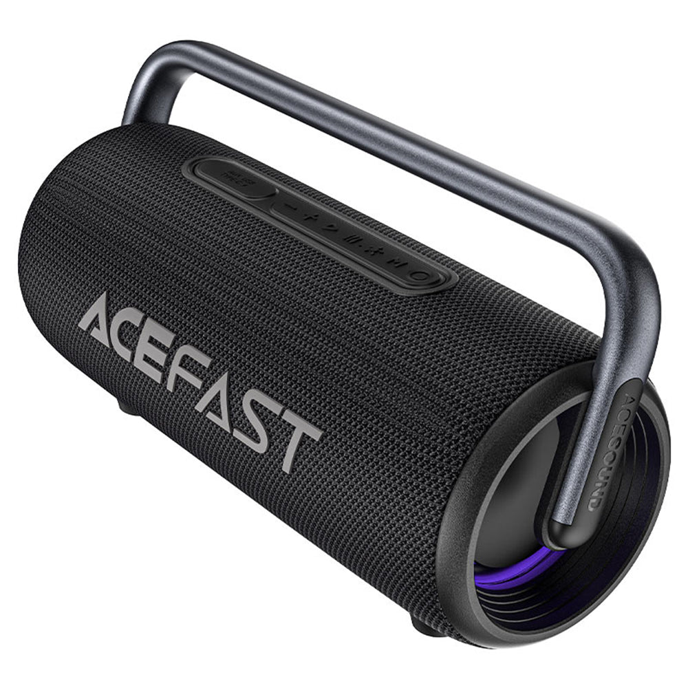 Přenosný Bluetooth reproduktor Acefast K2 Pro, 2 x 50W - 2 x 10W, RGB, Vodotěsný, Černý