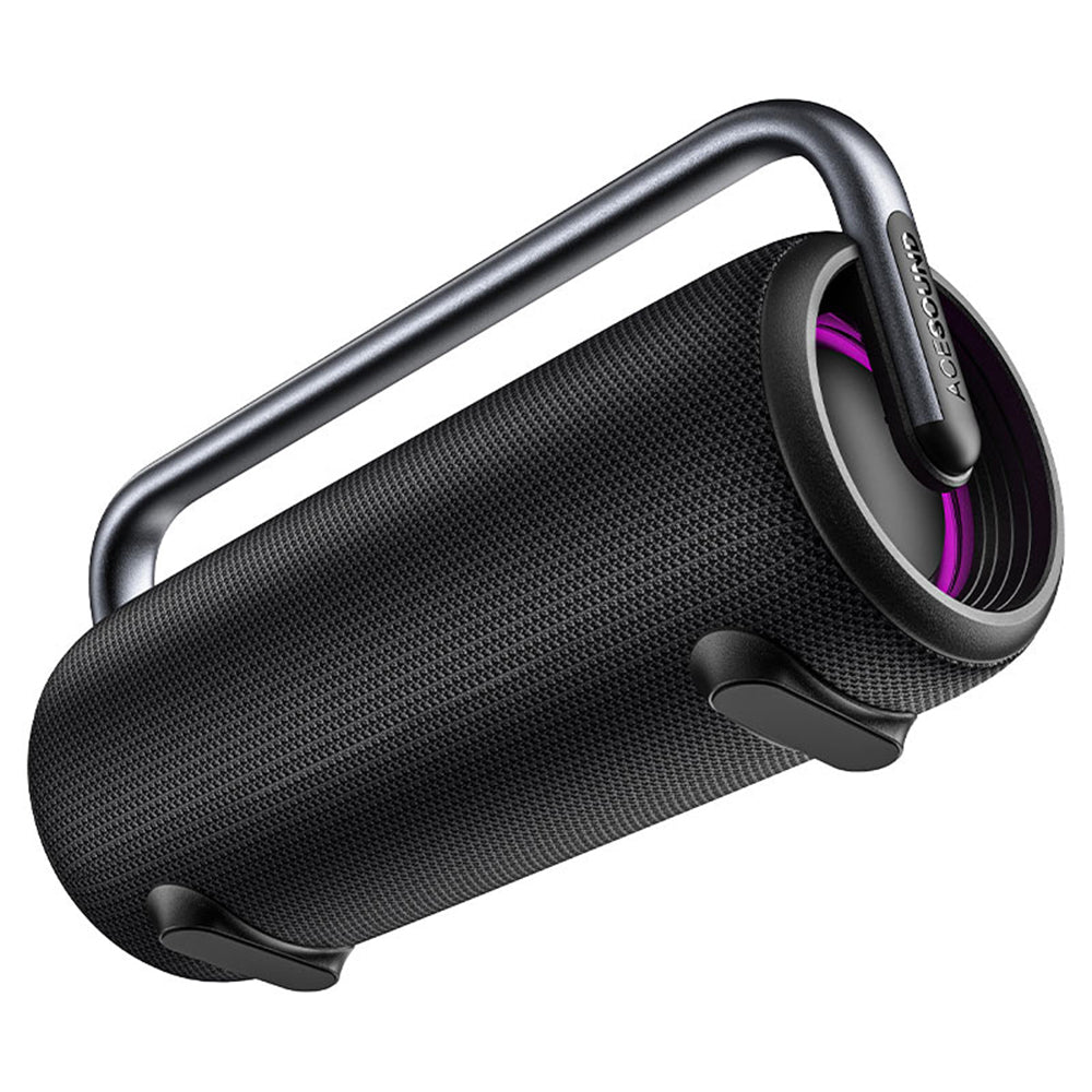 Přenosný Bluetooth reproduktor Acefast K2 Pro, 2 x 50W - 2 x 10W, RGB, Vodotěsný, Černý