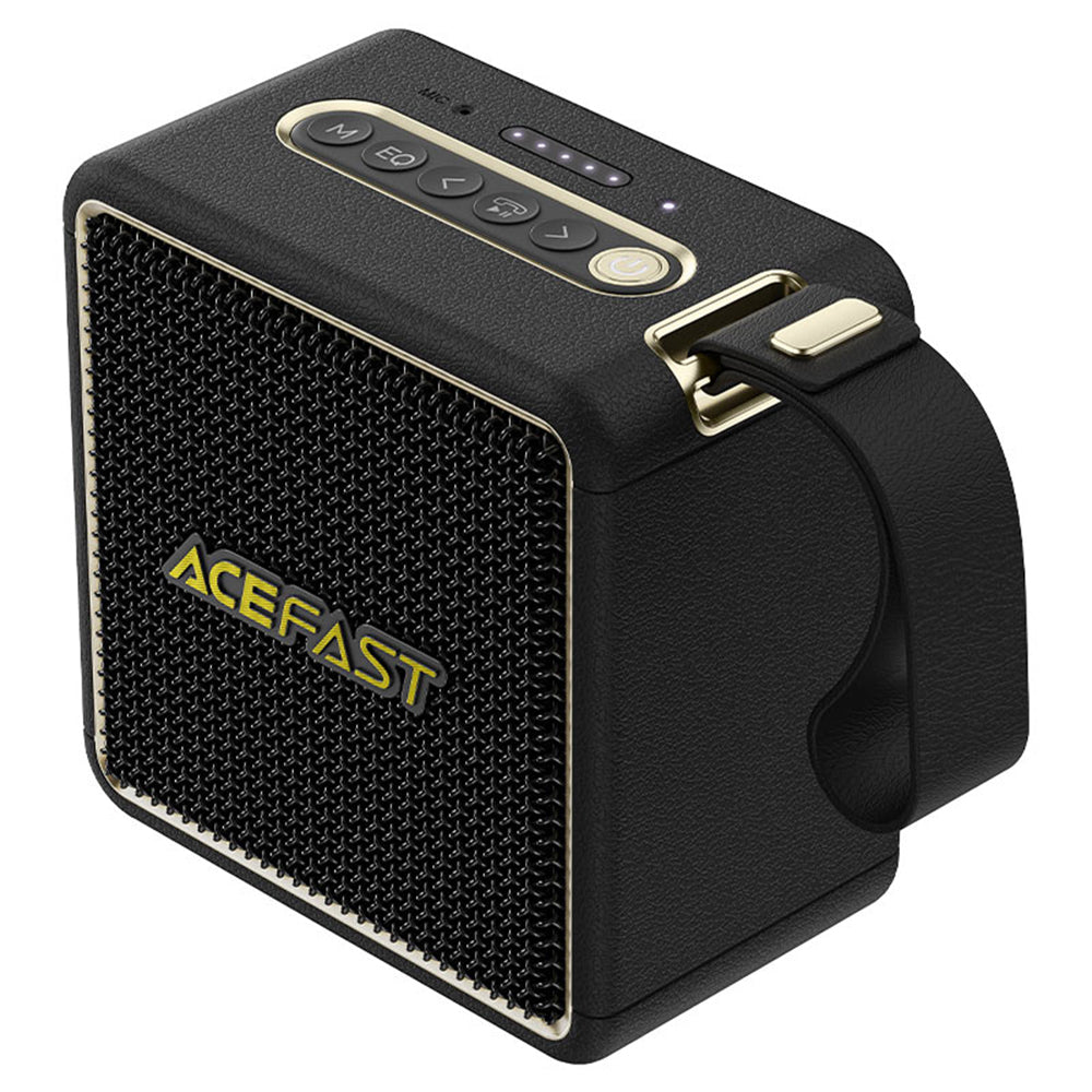 Přenosný Bluetooth reproduktor Acefast K3 Nano, 1 x 30W - 1 x 16W, RGB, Vodotěsný, Černý