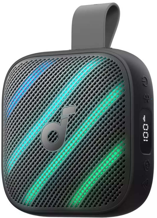 Přenosný Bluetooth reproduktor Anker SoundCore Boom Go 3i, 15W, TWS, RGB, vodotěsný, černý D5103010
