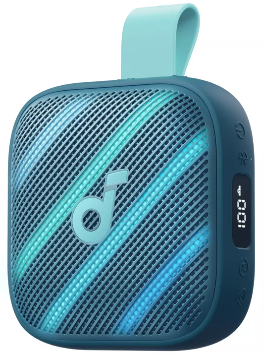 Přenosný Bluetooth reproduktor Anker SoundCore Boom Go 3i, 15W, TWS, RGB, vodotěsný, modrý D5103030