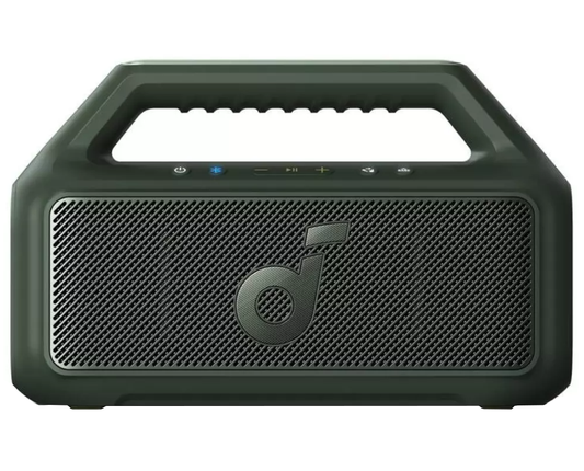 Přenosný Bluetooth reproduktor Anker SoundCore Boom 2 Nová verze, 80W, TWS, RGB, Vodotěsný, Zelený A3138062