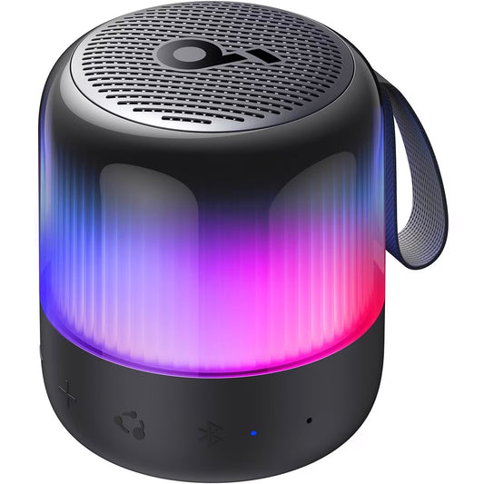 Přenosný reproduktor Bluetooth Anker SoundCore Glow Mini, 8 W, RGB, vodotěsný, černý A3136G11 