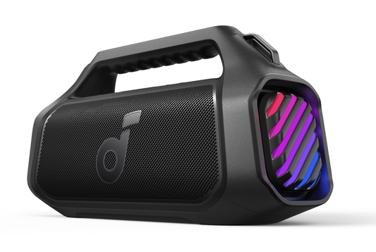 Přenosný Bluetooth reproduktor Anker SoundCore Boom 2 Plus Nová verze, 140W, TWS, RGB, Vodotěsný, Černý A3134012