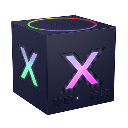 Přenosný Bluetooth reproduktor Borofone BR101 Rubik, 5W, TWS, RGB, modrý