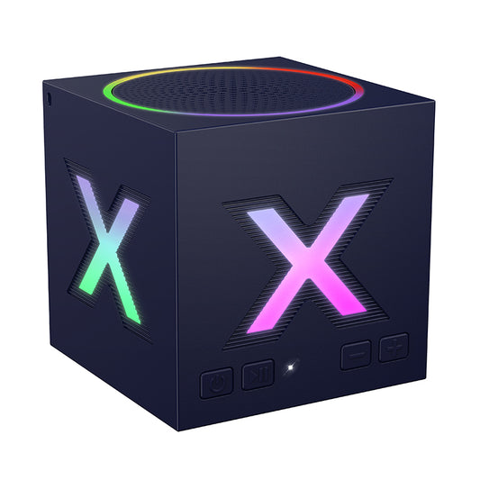 Přenosný Bluetooth reproduktor Borofone BR101 Rubik, 5W, TWS, RGB, modrý
