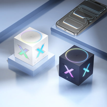 Přenosný Bluetooth reproduktor Borofone BR101 Rubik, 5W, TWS, RGB, modrý