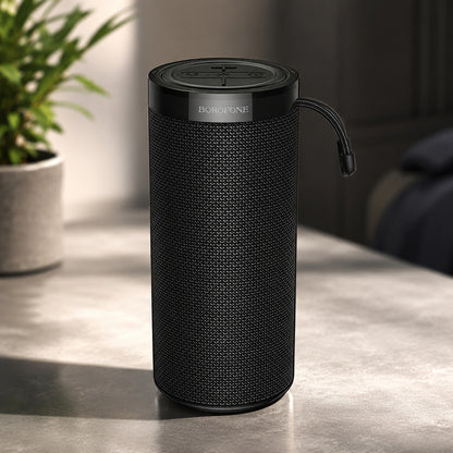 Přenosný Bluetooth reproduktor Borofone BR105 Loud, 10W, TWS, RGB, tmavě modrý