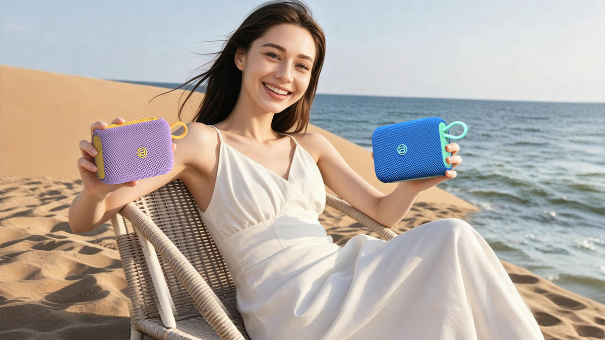 Bugani Rove Go 5 Portable Bluetooth Speaker, 12W, TWS, Waterproof, Black