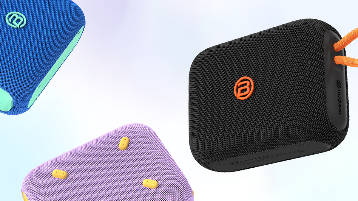 Přenosný Bluetooth reproduktor Bugani Rove Go 5, 12W, TWS, vodotěsný, modrý