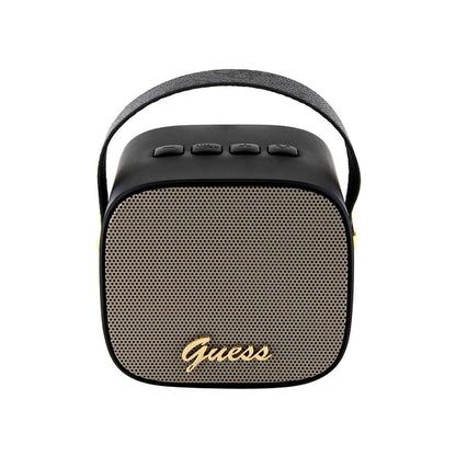 Přenosný Bluetooth reproduktor Guess 4G Script Logo, 5W, černý