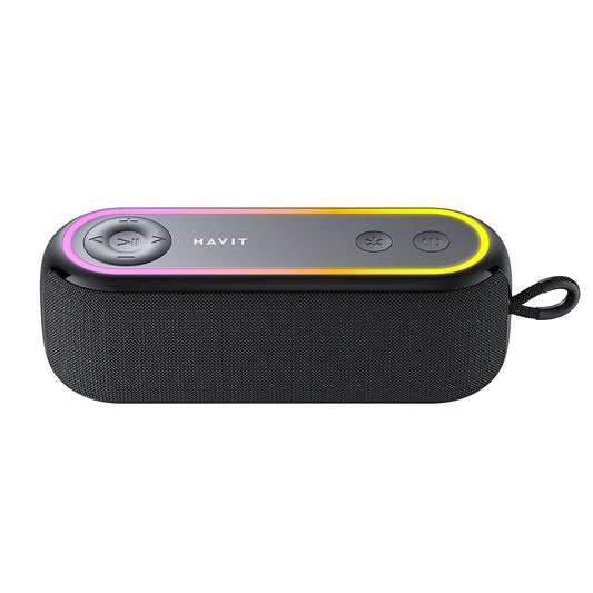Přenosný Bluetooth reproduktor HAVIT SK810BT, 7W, RGB, voděodolný, černý