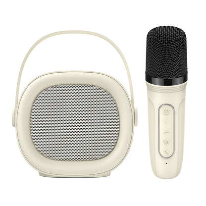 Přenosný Bluetooth reproduktor HAVIT SK819BT Karaoke, 5W, béžový