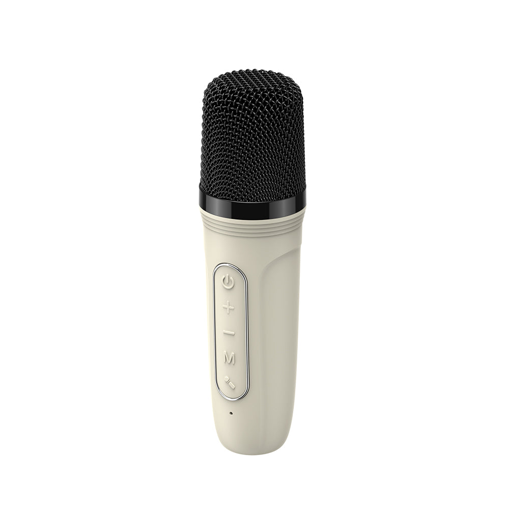 Přenosný Bluetooth reproduktor HAVIT SK819BT Karaoke, 5W, béžový