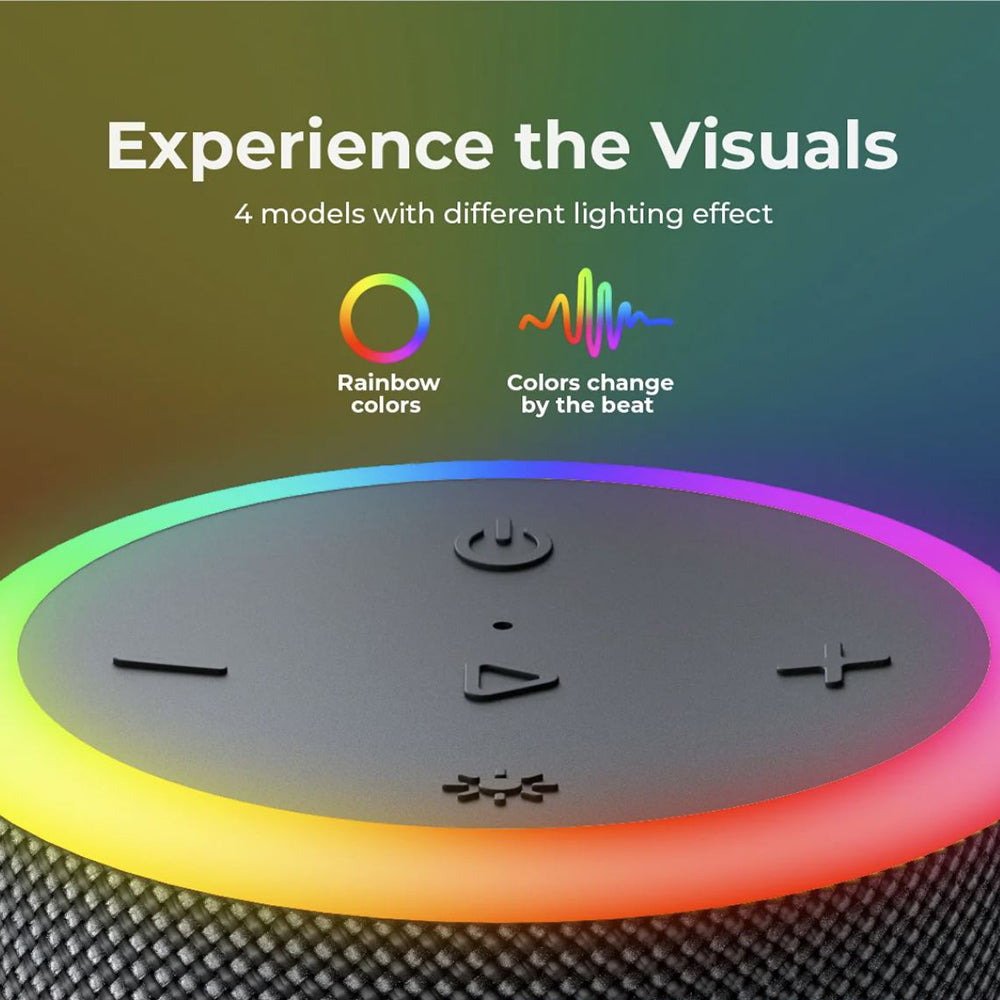 Přenosný Bluetooth reproduktor HAVIT SK833BT, 2 x 10W, RGB, voděodolný, černý