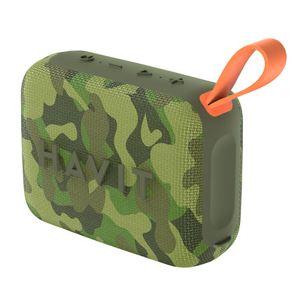 Přenosný Bluetooth reproduktor HAVIT SK874BT, 8W, Voděodolný, Maskovací vzor