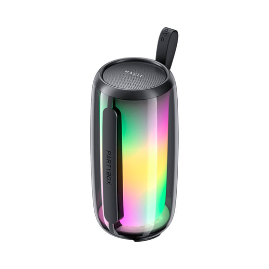 Přenosný Bluetooth reproduktor HAVIT SK879BT, 8W, RGB, voděodolný, černý