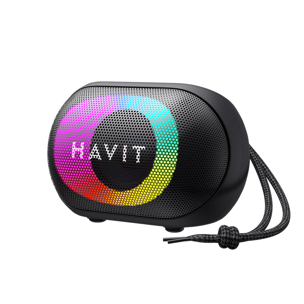 Přenosný Bluetooth reproduktor HAVIT SK885BT, 8W, RGB, voděodolný, černý