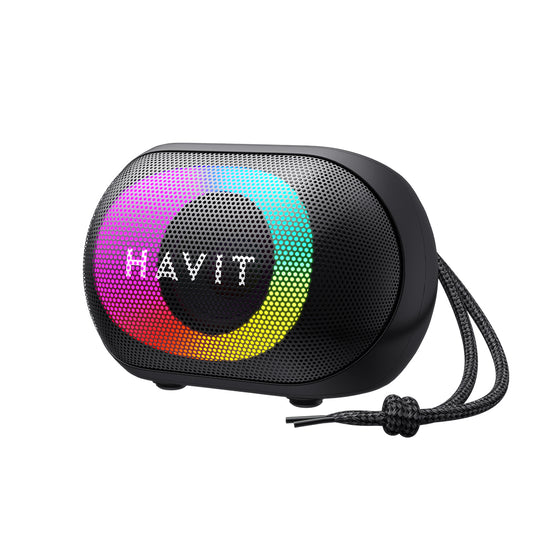 Přenosný Bluetooth reproduktor HAVIT SK885BT, 8W, RGB, voděodolný, černý