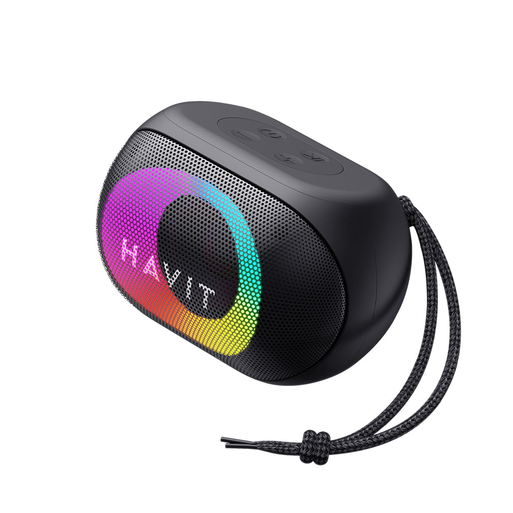 Přenosný Bluetooth reproduktor HAVIT SK885BT, 8W, RGB, voděodolný, černý