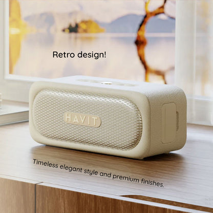 Bluetooth reproduktor HAVIT SK905BT, 20W, Vodotěsný, Béžový