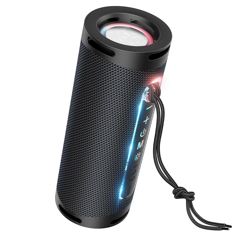 Přenosný Bluetooth reproduktor HOCO HC9 Dazzling Pulse Sports, 10W, TWS, RGB, černý