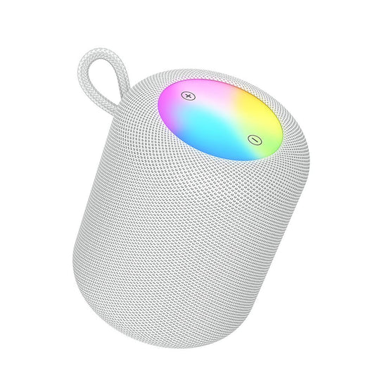 Přenosný Bluetooth reproduktor HOCO HC30, 5W, TWS, RGB, šedý
