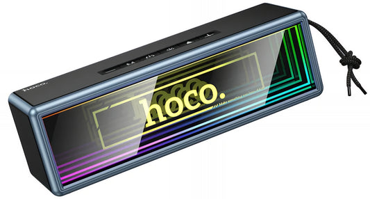 Přenosný Bluetooth reproduktor HOCO HC40, 2 x 10W, TWS, RGB, černý