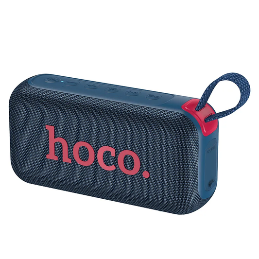 Přenosný Bluetooth reproduktor HOCO HC32, 2 x 10W, TWS, RGB, Námořnická modř