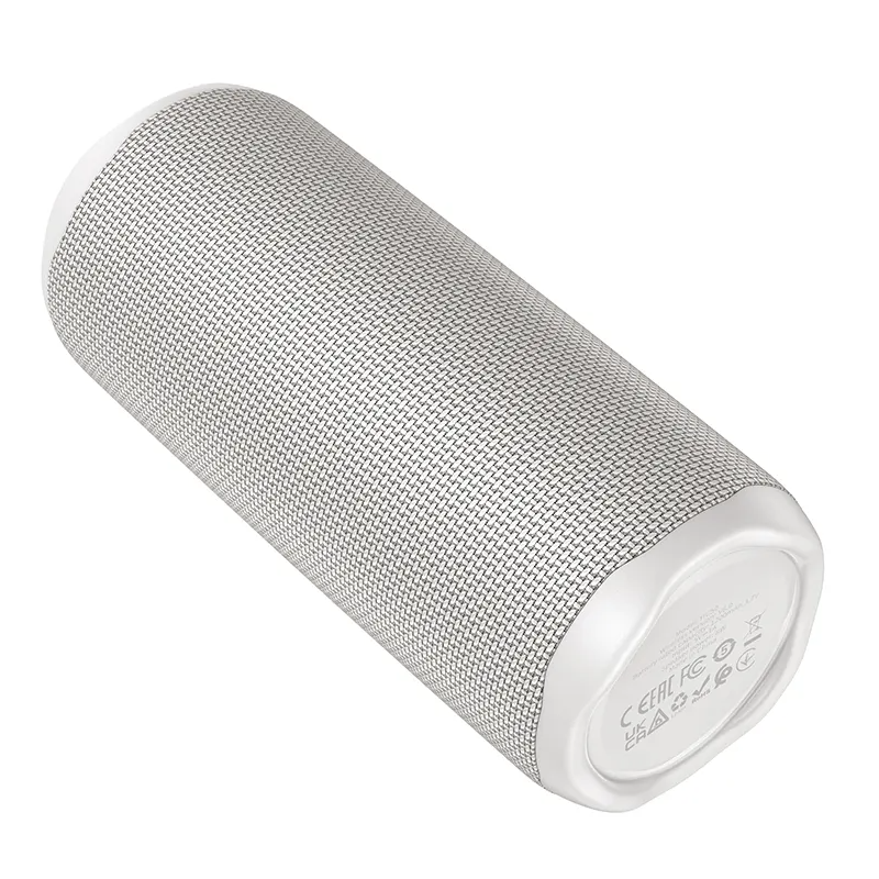 Přenosný Bluetooth reproduktor HOCO HC50, 8W, TWS, RGB, vodotěsný, bílý
