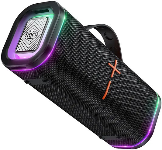 Přenosný Bluetooth reproduktor HOCO HC51, 30W, TWS, RGB, černý