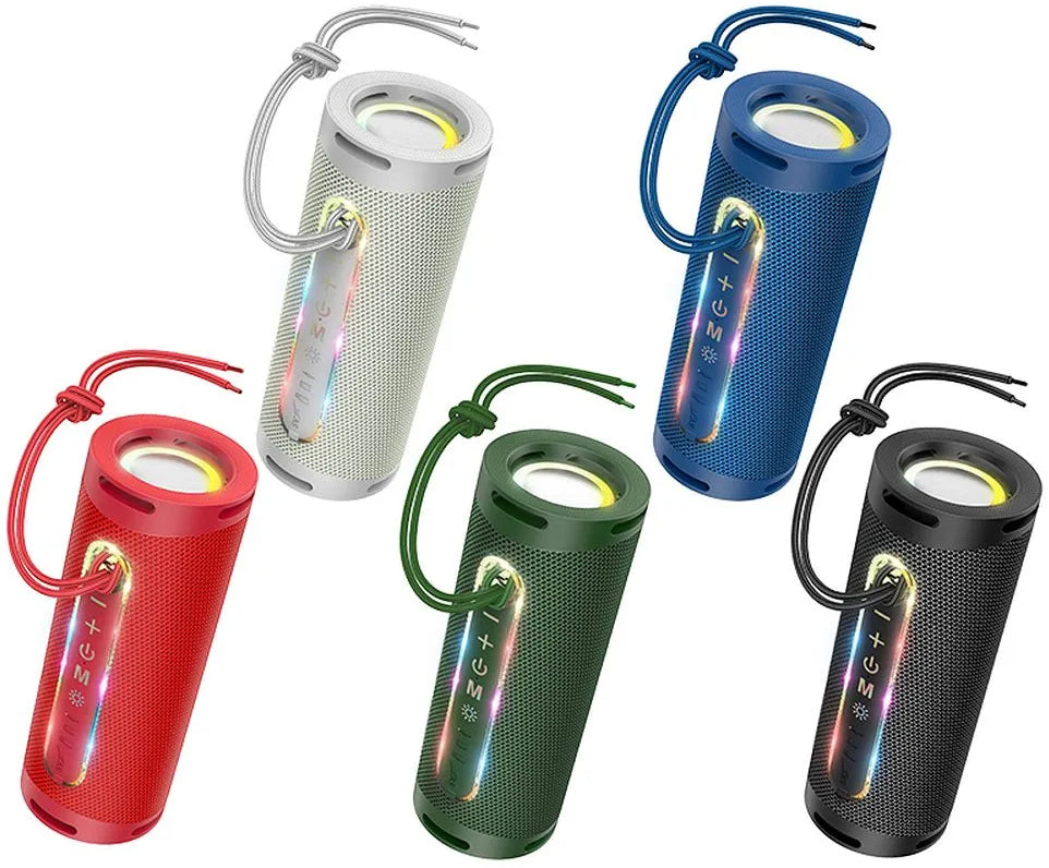 Přenosný Bluetooth reproduktor HOCO HC9 Dazzling Pulse Sports, 10W, TWS, RGB, Modrý
