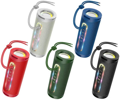 Přenosný Bluetooth reproduktor HOCO HC9 Dazzling Pulse Sports, 10W, TWS, RGB, Modrý