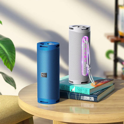 Přenosný Bluetooth reproduktor HOCO HC9 Dazzling Pulse Sports, 10W, TWS, RGB, Modrý