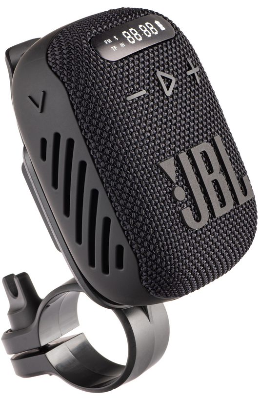 Přenosný Bluetooth reproduktor JBL Wind 3, 5W, vodotěsný, černý, znovu zabalený JBLWIND3