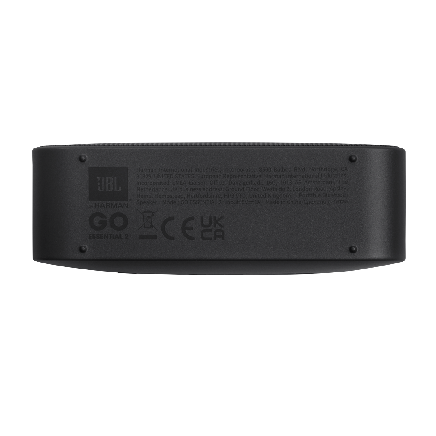 Přenosný Bluetooth reproduktor JBL Go Essential 2, 3.1W, Pro Sound, Voděodolný, Černý JBLGOES2BLKCN