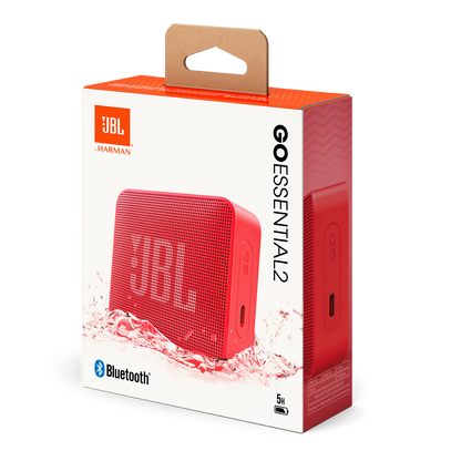 Přenosný Bluetooth reproduktor JBL Go Essential 2, 3.1W, Pro Sound, Voděodolný, Červený JBLGOES2REDCN