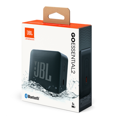 Přenosný Bluetooth reproduktor JBL Go Essential 2, 3.1W, Pro Sound, Voděodolný, Černý JBLGOES2BLKCN