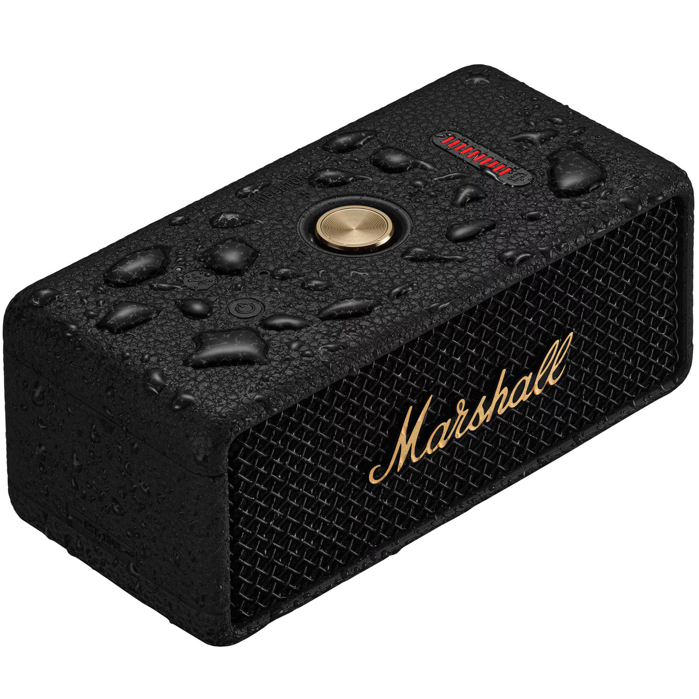 Přenosný Bluetooth reproduktor Marshall Emberton II, 20W, vodotěsný, černo-zlatý