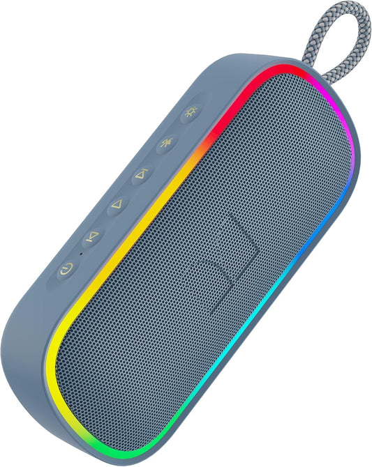 Přenosný Bluetooth reproduktor Monster S150 Plus, 40W, TWS, RGB, vodotěsný, modrý