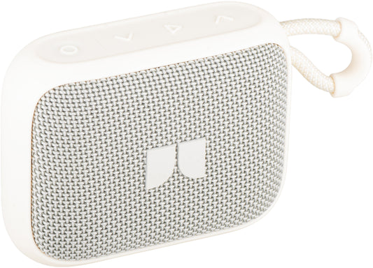 Přenosný Bluetooth reproduktor Monster S520, 5W, TWS, RGB, vodotěsný, světle krémový