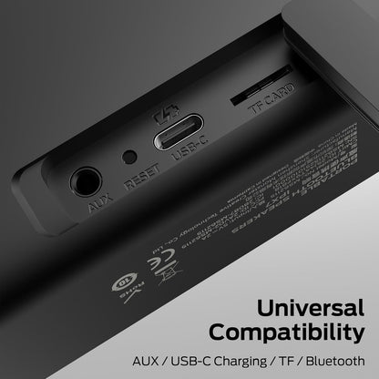 Přenosný Bluetooth reproduktor Monster S150 Plus, 40W, TWS, RGB, vodotěsný, černý