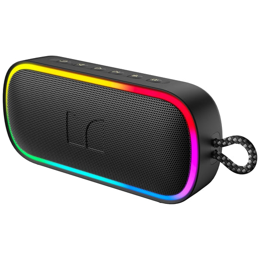 Přenosný Bluetooth reproduktor Monster S150 Plus, 40W, TWS, RGB, vodotěsný, černý