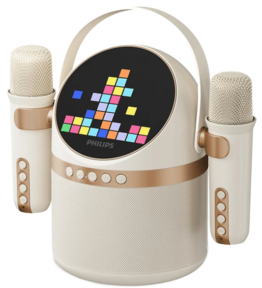 Přenosný Bluetooth reproduktor Philips, 10W, Karaoke, Béžový TAS2509WT/00