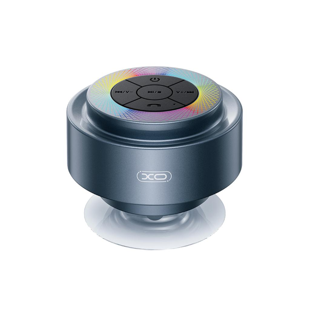 Přenosný Bluetooth reproduktor XO Design F64, 5W, RGB, vodotěsný, černý