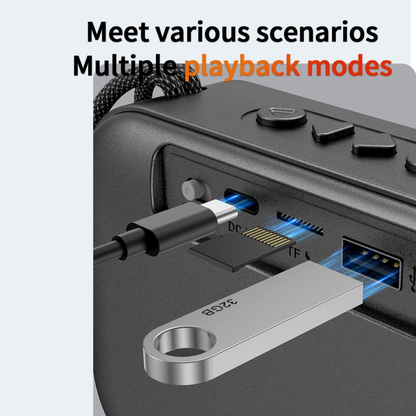 Přenosný Bluetooth reproduktor XO Design F66, 5W, RGB, černý