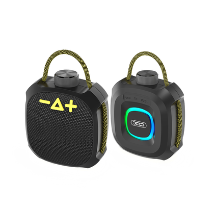 Portable Bluetooth Speaker XO Design F77, TWS, RGB, Waterproof, Black