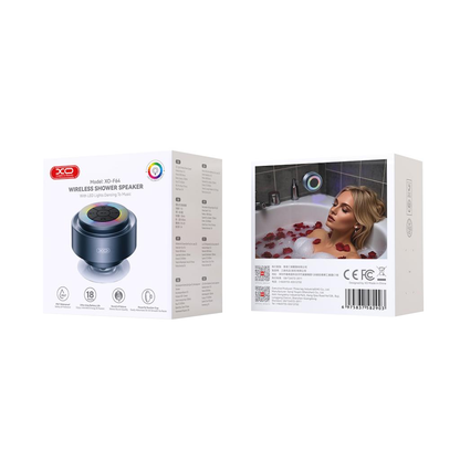 Přenosný Bluetooth reproduktor XO Design F64, 5W, RGB, vodotěsný, černý